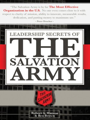 cover image of Leadership Secrets of the Salvation Army